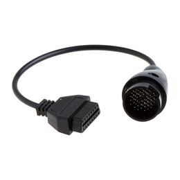 New High Quality MB 38 Pin to 16 Pin OBD2 OBD II Diagnostic Adapter For Mercedes 38 Pin OBD 38pin Connector For Benz Fast-shipment