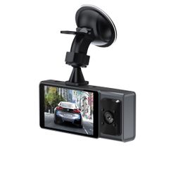 Newest 3.0 inch 1080P 3 Lens Full HD Car DVR Camera 170 Degree Rearview Car Dash Cameras G-sensor Auto Car Cam Recorder S4