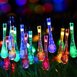 Strings Outdoor Solar Powered 30 LED String Light Garland Garden Patio Yard Landscape Lamp Party Christmas DecorationLED StringsLED