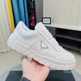 Black White Leather Sneaker Men Women Sporty Shoes Foam Tread Soles 3