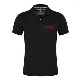 Logo Custom Made Summer Fashion 2022 T Shirt Decal Brand Cotton Print Casual Tops Tee Men's Polos