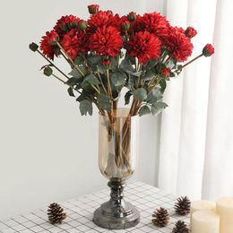 Decorative Flowers & Wreaths Po Studio Shooting Prop Simulation Retro Bouquet Western Table Decoration Artificial Fake Flower Hand-tie Oil P