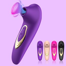 Clitoral Sucking Vibrator Nipple Stimulator G Spot Clit Vibrators Waterproof 5 Suction Patterns 18+ Adult Sex Toys for Women 220506