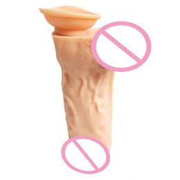 Resale Penis Pump Sleeve Silicone Sucker Man Dildio For Women Toys Aldult XXX sexy Vbrator Rubber Dick