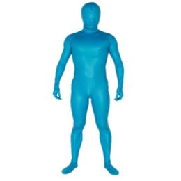 Halloween cosplay glänsande kostymer catsuit full body kostym spandex unitard tights lycar zentai scen jumpsuit för barn vuxna