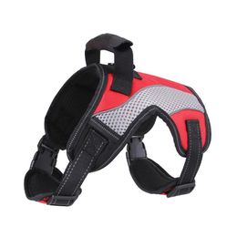 Dog Collars & Leashes Daily Soft Padding Quick Release Universal With Handle Training Vest Harness Easy Control Chest Strap Reflective Servi