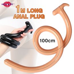 Super Long Dildo Huge Silicone Anal Butt Plug Erotic Adult sexy Toys For Women Men Anus Dilator Expander