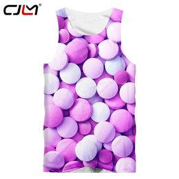 Fashion Man Tank Top 3D Medicine Sugar Funny Tee Shirt Streetwear Mens Whole body printing Oversized Tracksuit 220623