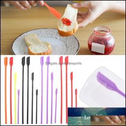 Baking Pastry Tools Bakeware Kitchen Dining Bar Home Garden 4Pcs/Pack Mini Sile Spata SetSmall Rubber Mixing Thin Jar Scraper For Kitch