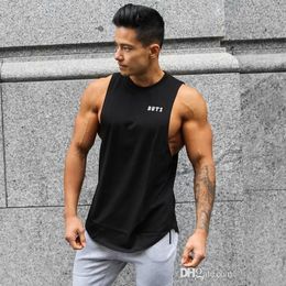 Summer Men Sleeveless T-shirt New Loose Vest Sports Fitness Top Running Training Camouflage Breathable Tee