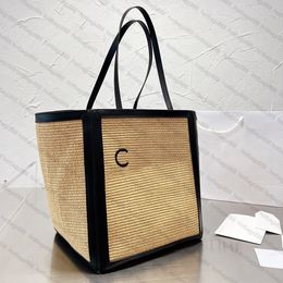 Designer Beach Bag Straw Totes Bag Handmade Woven Women Travel Handbags Hand Bags New Summer Casual Tote