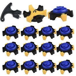 30Pcs Soft Golf Shoe Spikes Replacement Cleat Fast Twist Tri-Lok With Wrench Tool