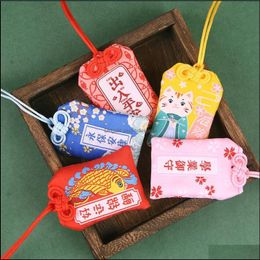 Gift Wrap Event Party Supplies Festive Home Garden 1Pcs Traditional Omamori Fortune Marriage Love Success In Wok Safety Healthy Good Luck