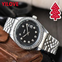 Top Big Designer Men Womens Watch Stainless Steel Strap Mission Clock Waterproof Quartz Imported Movement Diamonds Luxury Gifts Calendar Wristwatches