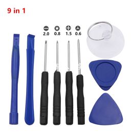 Strumenti di apertura del kit di leva di riparazione 9 in 1 con cacciavite Torx Pentalobe a stella a 5 punte per Samsung APPLE iphone 7 8 plus 11 12 13 pro max