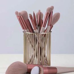 13 Soft Bristle Makeup Brush Set Portable Soft Fluffy Foundation Blush Eyeshadow Loose Makeups Tool Blending Beauty Juego De Brochas De Maquillaje