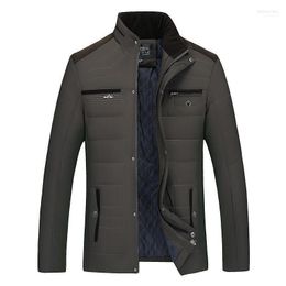 Men's Down & Parkas Men Jacket Coat Fashion Trench Autumn Middle-Aged Man In Cotton-Padded Clothes Phin22