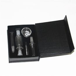 Hot Hookah Nectar bong 10mm Water Smoking Pipe Bong Ash Catcher Ttitanium Vaporizer Gift Box Kit