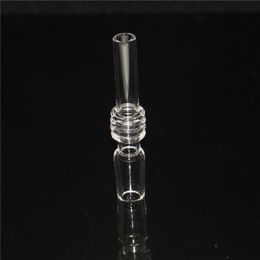 Hookahs 10mm 14mm 18mm Quartz Tip For Nectar Kit Dab Straw Tube Drip Tips Glass Water Bongs