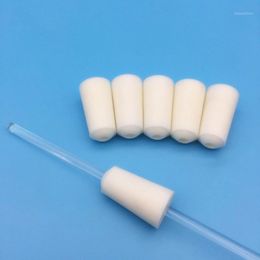 Lab Supplies 20pcs Silicone Stopper Test Tube Hollow Plug Intake Hose Silica Gel Caps For Experiment