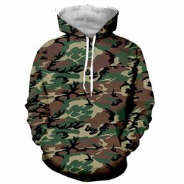 2022 Spring And Autumn New Men Fashion Oversized Hoodie Camouflage Sportswear Sweatshirt Unisex Track Outdoor Hooded Sweatshirts L220704