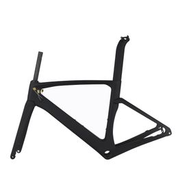 Flat Mount Carbon Fiber T800 Aero Type Disc Road Frame TT-X30 Maximum Tire 700X25C BB386 Bottom Bracket