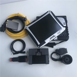 2021 for bmw icom diagnostic & programming tool icom a2 b c with sof-tware ssd in laptop cf-19 i5cpu 4gb ram ready to use