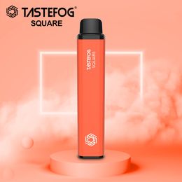 QK Tastefog Square 3500Puffs Disposable Cigarette Vape 5% Nic Mesh Coil With Rechargeable Battery 10ml Pod Wholesale For America Australia Market