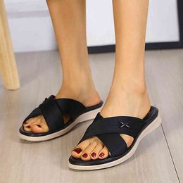 Women Slippers Sandals Beach Shoes Plus Size Wigs Floral Slippers Fashion Sandals Summer Comfortable Bohemian Slippers Shoes J220716