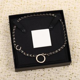 metal stamp plates Canada - 2022 Top quality Charm pendant necklace with black genuine leathe and round metal design in 18k gold plated for women wedding jewelry gift have box stamp PS4176A