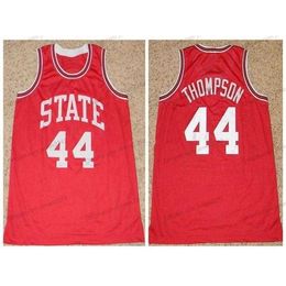 Xflsp Custom David # Thompson College Basketball Jersey Mens All Stitched Red Size 2XS-5XL Number And name Jerseys Top Quality