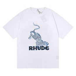 -T-shirts pour hommes T-shirt à imprimé léopard 2022 hommes femmes Top de streetwear de haute qualité TE-shirt