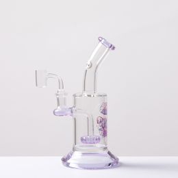 recycler hookah with ash catcher Hookahs Full-height 9-inch Thick Glass Bongs oil rig bubble machine inner flat ball Bong