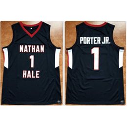 Xflsp 1 MICHAEL PORTER JR SIGNED GAME USED TOLTON Basketball Jersey blue,white, or Custom any player for any name Embroidery Men jerseys