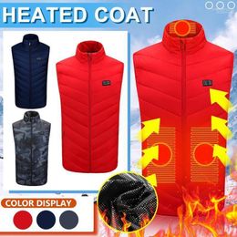 Men's Vests Nine-zone Dual-control Three-speed Temperature Control Vest Thermostatic Heating Men Women Smart Abrigo Mujer Invierno 2022 Stra