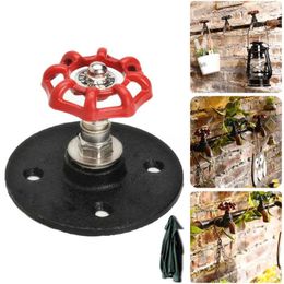 Hooks & Rails DOOR HOME METAL STICKY HOOK HANGER HOLDER HAND WHEEL KEYS COAT HAT INDUSTRIAL MULTI USES HOOKSHooks