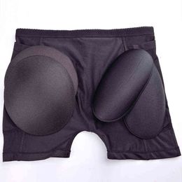 Sexy Women Bottom Control Panties Push Hip Up Underwear Fashion Lady Butt Enhancer Plus Size High Waist Lifter Padded Underpants Y220411