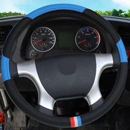 truck big Australia - Steering Wheel Covers Blue Car Cover Big Truck Bus Van Lorry Large Trailer SUV Volant For 36 38 40 42 45 47 50 CM Auto Protector