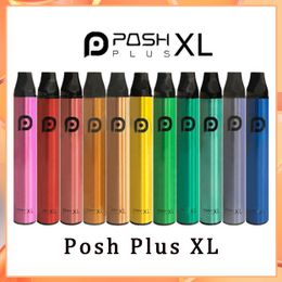 disposable vape pens Australia - POSH PLUS XL Disposable E Cigarette Devices Vape Pen 1500 Puffs Pods Starter Kit Updated 5ml Prefilled Cartridge Vaporizers Fast Send