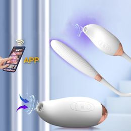APP Remote Sucking Vibrator Clit Sucker Vagina Stimulator Clitoral Nipple sexy Toys for Women G Spot Masturbation Dildo