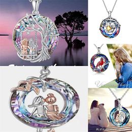 Brocade Ornament Cross-Border Hot Selling European and American Fashion Tree of Life Pendant Personality Simple Hollow Lucky Tree Necklace