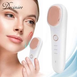 Hot Cold Hammer Face Massager Handheld Electric Deep Cleansing Vibration Anti-Wrinkles Pore Cleaning Lifting Tool220429