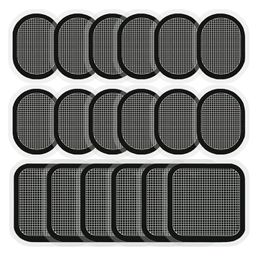 36 Pair EMS Eletric Muscle Stimulator Replacement Gel Sheet Pads For Abdominal Abs Toner Massage Abdomen Slimming Belt Patch 220624