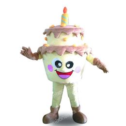 halloween Birthday Cake Mascot Costumes High quality Cartoon Character Outfit Suit Xmas Outdoor Party Outfit Adult Size Promotional Advertising Clothings