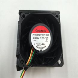 PF60381B1-Q02C-S99 6038 12V 11.76W Four-wire cooling fan
