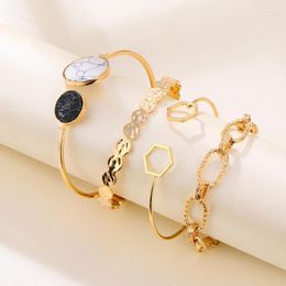 Link Chain Retro Bracelets Set Fashion Geometric Metal Bangles Bracelet Jewelry Butterfly Boho Wrap Anklets For Women Kent22
