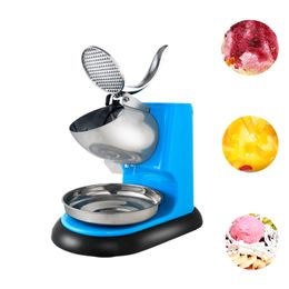 Commercial Ice Crusher Thickness Adjustable Ice Shaving Crushing Machine Snow Smoothie Machine For Milk Tea Shop