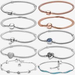 925 Silver Charms s925 bangle snake bone Charms bracelet Beads Fit Pandora Bracelet