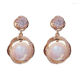 Clip-on & Screw Back Mini Stylish Ravishing Handmade Rhinestone Faux Pearl Earrings Vintage Style Earring For WeddingClip-on Odet22