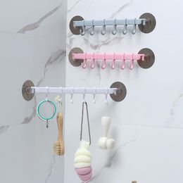 Hooks & Rails 1Pcs Self-adhesive Adjustable Sticky Hook Wall For Household Washable ABS/PP/PVC Cloth Hanger ReusableHooks